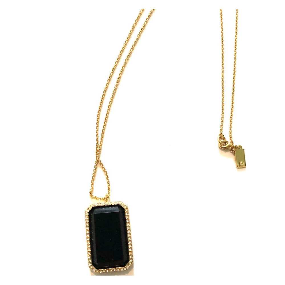Kate Spade Black Pendant necklace